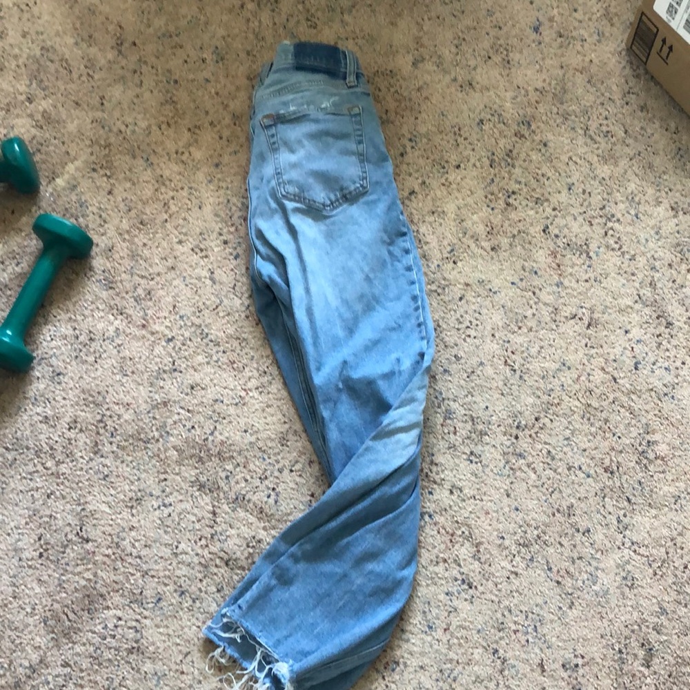 Ankle straight jeans